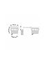 Ilgiklis montuojamas balde SAMBO BOX, 1x Schuko, 1x USB A, 1x USB C, su 1.8m laidu, juodas SAMBOBOX-CZ-DE-U-2-01 SAMBOBOX-U-2-01
