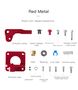 3D Printer Red Metal Extruder Kit for CR-10, CR-100, Ender-3, ENDER-5 series printers CREALITY CRE-6002020004