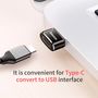 Adapter USB A plug - USB C socket BASEUS CAAOTG-01 6953156263536