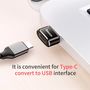 Adapter USB A pistik - USB C pesa BASEUS CAAOTG-01 6953156263536