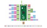 Микроконтроллер Raspberry Pi Pico - RP2040 ARM Cortex M0 + RPI-Pico 617588405587