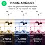 Лампа NOUS P3 Smart WIFI RGB E27, TUYA / Smart Life NOUS-P3 5907772033142