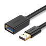 Cable extension USB 3.0 0.5m black US129 UGREEN UGREEN/30125 6957303831258