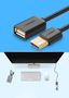 Cable extender USB AM - AF 1.5m black US103 UGREEN UGREEN/10315 6957303813155