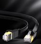 Кабель U/FTP CAT7 2xRJ45 8м плоский черный NW106 UGREEN UGREEN/11264 6957303882649