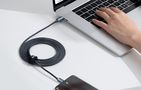 Cable USB2.0 C plug - USB C plug 1.2m PD2.0 100W 20V 5A QC3.0 Crystal Shine BASEUS CAJY000601 6932172602864