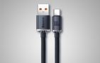 Кабель USB A plug - USB C plug 1.2m PD2.0 100W (не совместим с iPhone 15) 20V 5A QC3.0 Crystal Shine black BASEUS CAJY000401 6932172602802