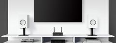 Belaidis garso stiprintuvas 2x50W su internetine radija, WiFi A50+