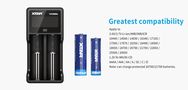 Зарядное устройство 1-2 аккумулятора Li-ion 10440-26650, AAAA/AAA/AA/SC/C/D NIMH-NICD XTAR-VC2SL 6952918300434; 6952918302124