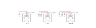 Умный Wi-Fi настенный выключатель M5-3C-80, 100-240V AC, 3x2A, SONOFF SONOFF-M5-3C-80