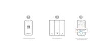 Умный Wi-Fi настенный выключатель M5-3C-80, 100-240V AC, 3x2A, SONOFF SONOFF-M5-3C-80