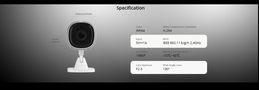 Išmani Wi-Fi belaidė apsaugos kamera S-CAM, 1080P, F2.3, 5V, 1A, SONOFF SONOFF-S-CAM 6920075776959