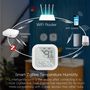 Умный датчик температуры и влажности, ZigBee, беспроводной, 0-1000LUX, Wi-Fi, TUYA / Умная жизнь ZSS-KB-TH-LF-C-MS 6974246475288
