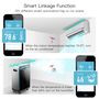 Умный датчик температуры и влажности, ZigBee, беспроводной, 0-1000LUX, Wi-Fi, TUYA / Умная жизнь ZSS-KB-TH-LF-C-MS 6974246475288