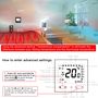 Nutikas termostaat vesikütte põranda ventiilide juhtimiseks, Wi-Fi, TUYA / Smart Life WHT-002-GA-WH-MS 6974246475332