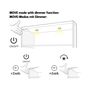 LED valdiklis su bevieliu, įkraunamu IR jutikliu 12-24Vdc, 8A, pritemdymo funkcija, juodas, Design Light TEO-ZES-1P-CZ-01 5908293404459
