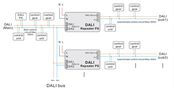 DALI repeater with built-in buss power supply, Sunricher SR-2400AMP