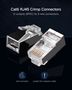 Kištukas RJ45 (8P8C) CAT6/6a STP ekranuotas daugiavieliam ir monolitiniam kabeliui (100 vnt) UGREEN/50248 6957303852482
