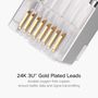 Network Modular Plug RJ45 (8P8C) CAT6 STP for Solid and Stranded Cable (100 pcs) UGREEN/50248 6957303852482