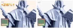 LCD MSLA 3D принтер Halot Mage 8K 228x128x230mm CREALITY CL-103L 6971636401421