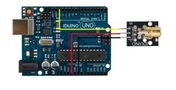 Laser diode 5mW red 650nm 5V - module Iduino ST1172