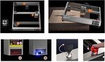 Lazerinio graviravimo/pjovimo įrenginys 40W LED lazeris FALCON2 Creality CRE-1005010073
