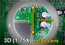 Darbo šviestuvas maitinamas USB, didinimas 3 dioptrijos, SMD LED 2.5W, Pro'sKit MA-1010U 4711552163230