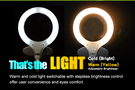2 in 1 USB Magnifying LED Lamp MA-1010U 4711552163230