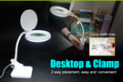 2 in 1 USB Magnifying LED Lamp MA-1010U 4711552163230