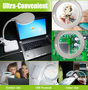 2 in 1 USB Magnifying LED Lamp MA-1010U 4711552163230