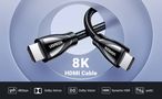 Kaabel HDMI-HDMI 5m (HDMI 2.1 8K@60Hz 48Gbps) must nailonpunutisega HD140 UGREEN UGREEN/80405 6957303884056