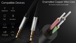 Kabelis 3.5mm kištukas - 3.5mm kištukas 1m juodas AV119 UGREEN UGREEN/10733 6957303817337