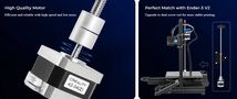Strypas su žingsniniu varikliu dvigubai Z ašiai skirtas ENDER-3/3Pro/3V2 spausdintuvui CREALITY CRE-4003010022 6971636407508