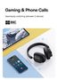 Wireless Bluetooth 5.3 Over-Ear Noise-Cancelling Headphones Bowie H1i, White A00050402223-00 6932172631727