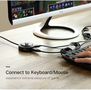 Hub USB-A 4-Port (USB 2.0) 1.0m, Black UGREEN/20277 6957303822775
