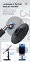 Magnetinis stalinis telefono stovas MagPro, juodas B10564100121-00