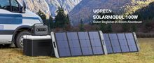 UGREEN Solar panel 100W foldable for powersation XT60 SC100 UGREEN UGREEN/15113 6941876211135