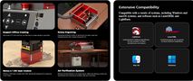 Lazerinio graviravimo/pjovimo įrenginys 40W LED, 400x415mm Falcon2 Pro CREALITY CRE-1005010128