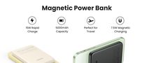 LiPo PowerBank 5000mAh 15W wireless QI 7.5W charger, with magnet Magsafe PB560 UGREEN UGREEN/25207 6941876222070