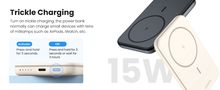 LiPo PowerBank 5000mAh 15W wireless QI 7.5W charger, with magnet Magsafe PB560 UGREEN UGREEN/25207 6941876222070