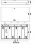 Baterijų laikiklis 8xAA,R6; 150mm; su laidais ir jungikliu SBH-381-AS