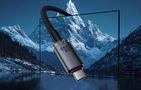 Kabelis USB C - USB C kištukai 100W USB3.2, 20Gbps, 4K@60Hz 1.5m Crystal Shine BASEUS, juodas P10318204111-00 6932172657994