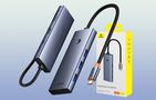 Jungčių stotelė / adapteris USB C kištukas - 4 rūšių jungtys (HDMI4K@60Hz*1+USB3.0*3+PD*1+SD/TF*1) UltraJoy BASEUS B00052803811-00 6932172646486