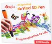 3D printing pen for PLA plastic 1.75mm  XYZprinting 3N10EXUK00G