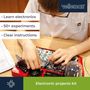 Edukacinis elektronikos rinkinys su 50 eksperimentų (EN kalba) elekroninės grandinės Velleman KNS130