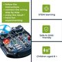 Edukacinis elektronikos rinkinys su 19 eksperimentų (EN kalba) LED, fan & sound Velleman KNS110