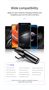 Adapteris USB C kištukas - 3.5mm stereo lizdas, su krovimo galimybe juodas BASEUS netinka Samsung S10 Note ir su S10 Note+ CATL41-01