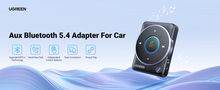 Wireless Car Bluetooth 5.4 Receiver with AUX (3.5mm) Connector UGREEN/35002 6941876230020