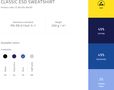 Классическая толстовка ESD ESD/Sshirt/M/blue
