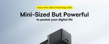 Wall Fast Charger Palm 20W USB-C QC3.0 PD3.0 with USB-C Cable 1m, Black P10111602113-01